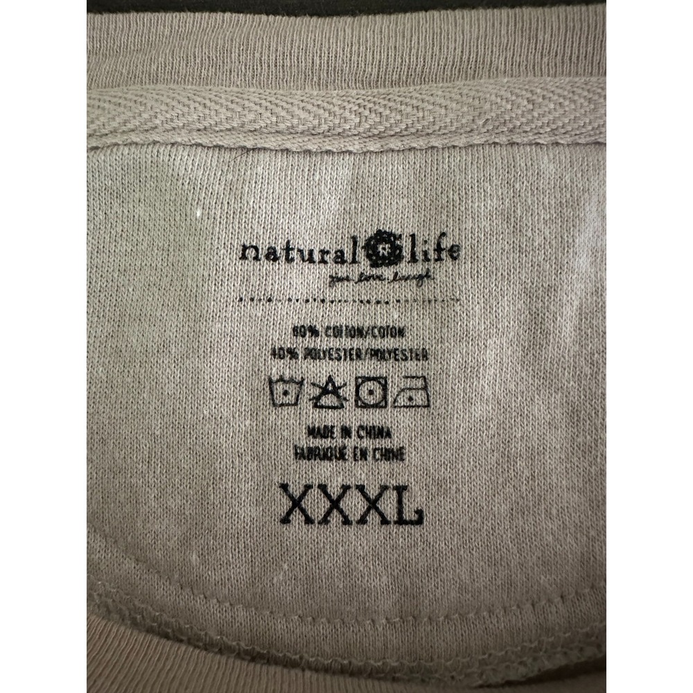 Natural Life Let's Just Go Floral VW Bus Graphic Sweatshirt XXXL Boho Travel Top - Picture 4 of 4